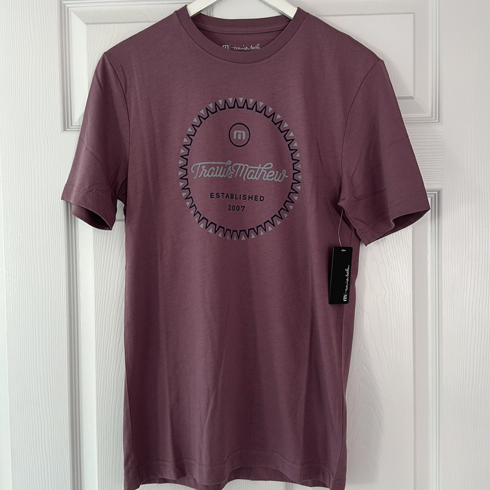 New Travis Mathew TM Stingray Swim Tee Short Sleeve T-shirt Men’s Small Flint